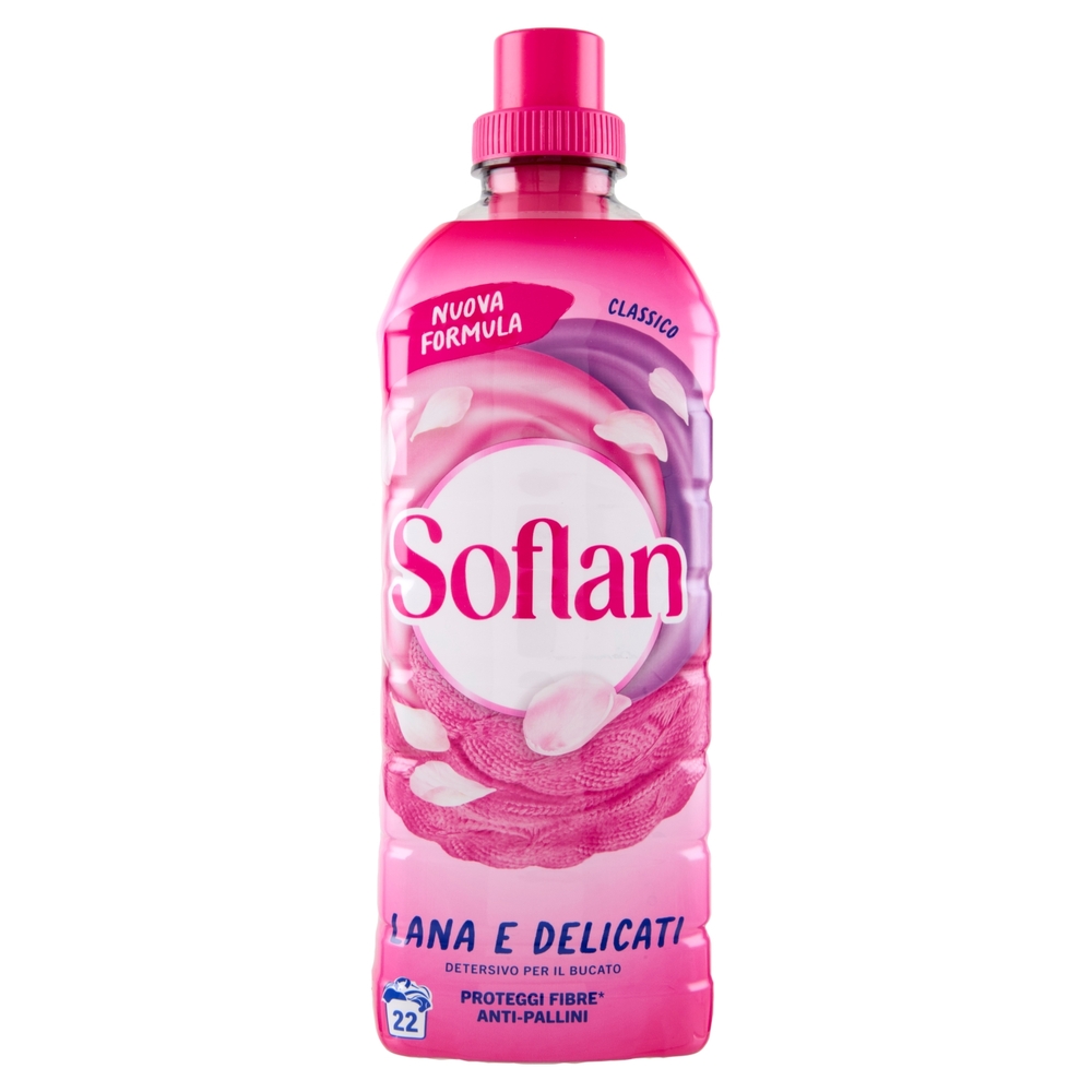 Soflan detersivo liquido Classico, per lana e delicati 900 ml